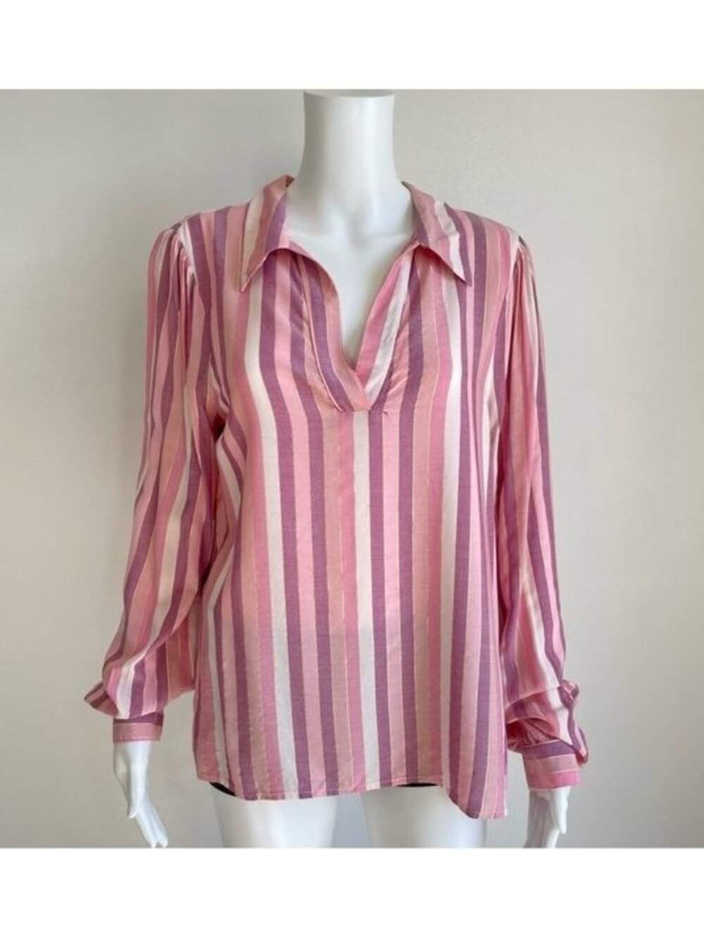 Self Contrast Ava Blouse - M